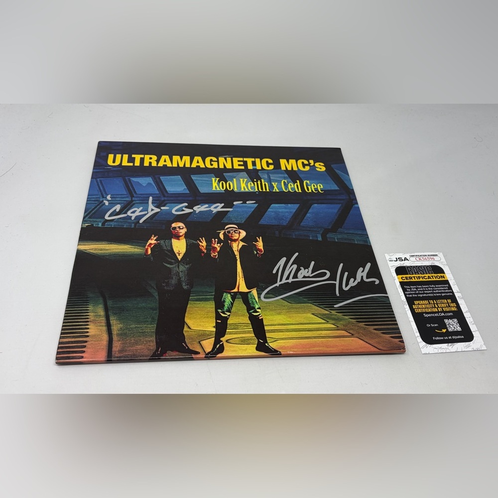 Kool Keith & Ced Gee signed Ultramagnetic MC’s Album JSA COA